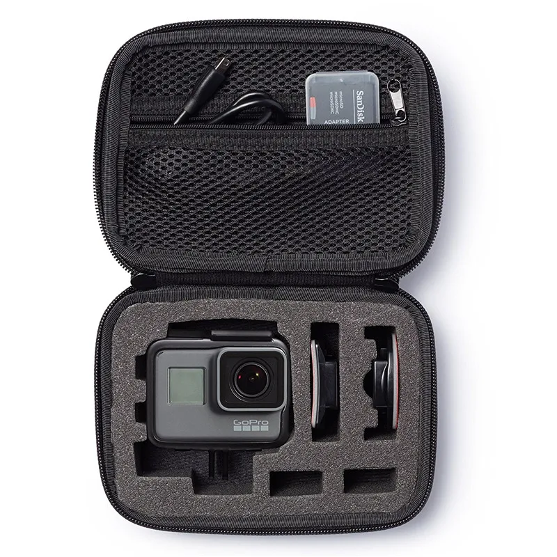 17x13x7 cm Портативный чехол для переноски для GoPro HERO 6 5 4 3 дорожная сумка для хранения Защитная Противоударная коробка для SJCAM YI аксессуары для спортивной камеры - Цвет: 17x13x7 cm