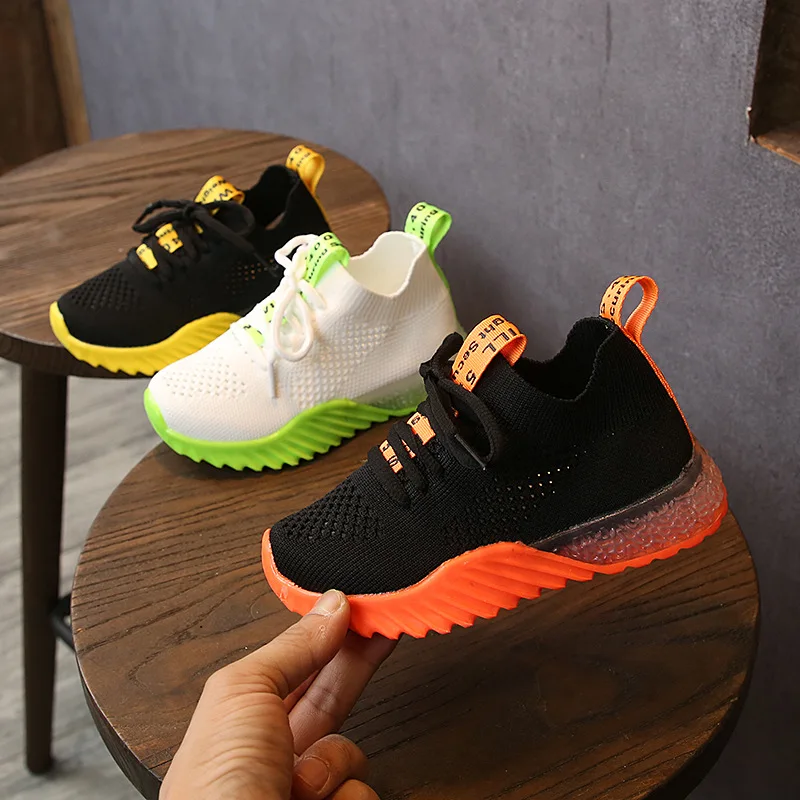 Kids Shoes Boys Casual Children Sneakers for Mesh Fashion Sport 2019 Spring Autumn Girls | Детская одежда и обувь