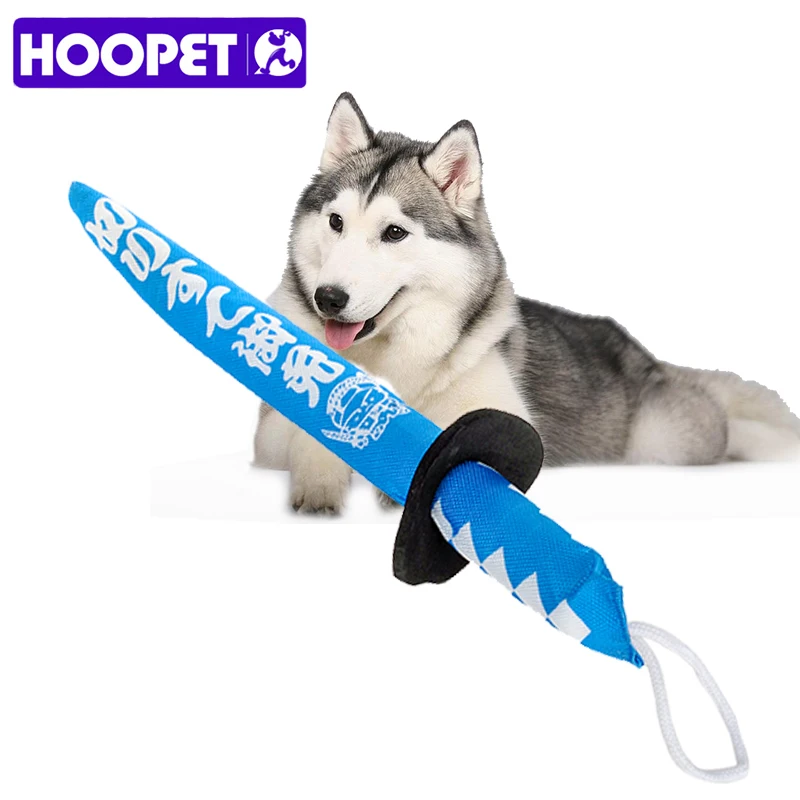 HOOPET собака самурайский меч звуковая игрушка зубы щенка жевательные игрушки для