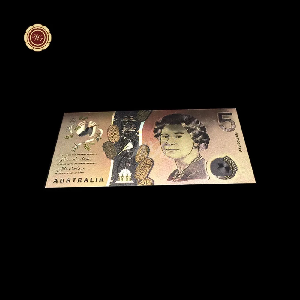 WR 2016 новая золотая Note цветная австралийская металлическая Золотая фольга