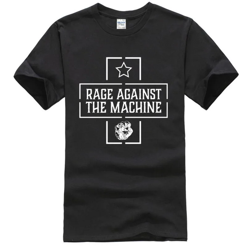 RAGE AGAINST THE MACHINE STAR Футболка с изображением кулака рэп Металл альтернатива Поп Рок