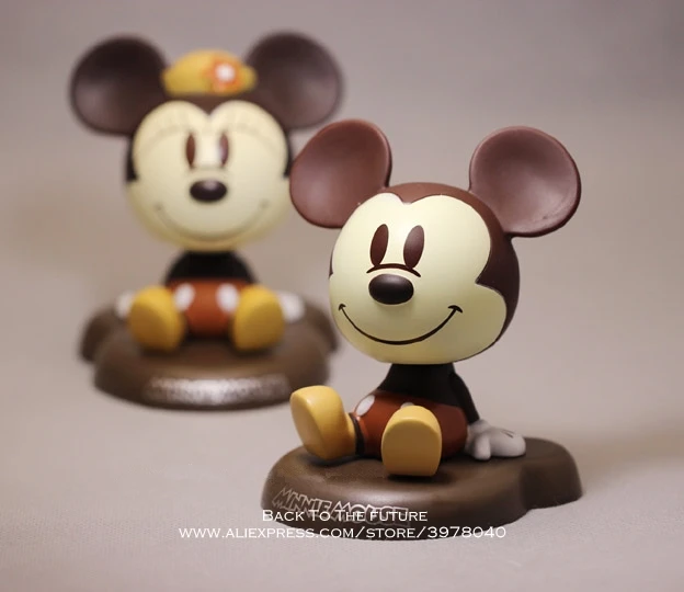 

Disney Микки Маус Минни 2 Стиль 12 см фигурка поза коллекция украшений аниме фигурка игрушка модель для детей подарок