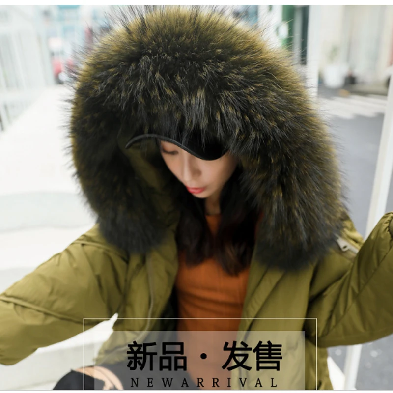 2017 зимнее пальто для беременных пуховик женщин с натуральным меховым воротником