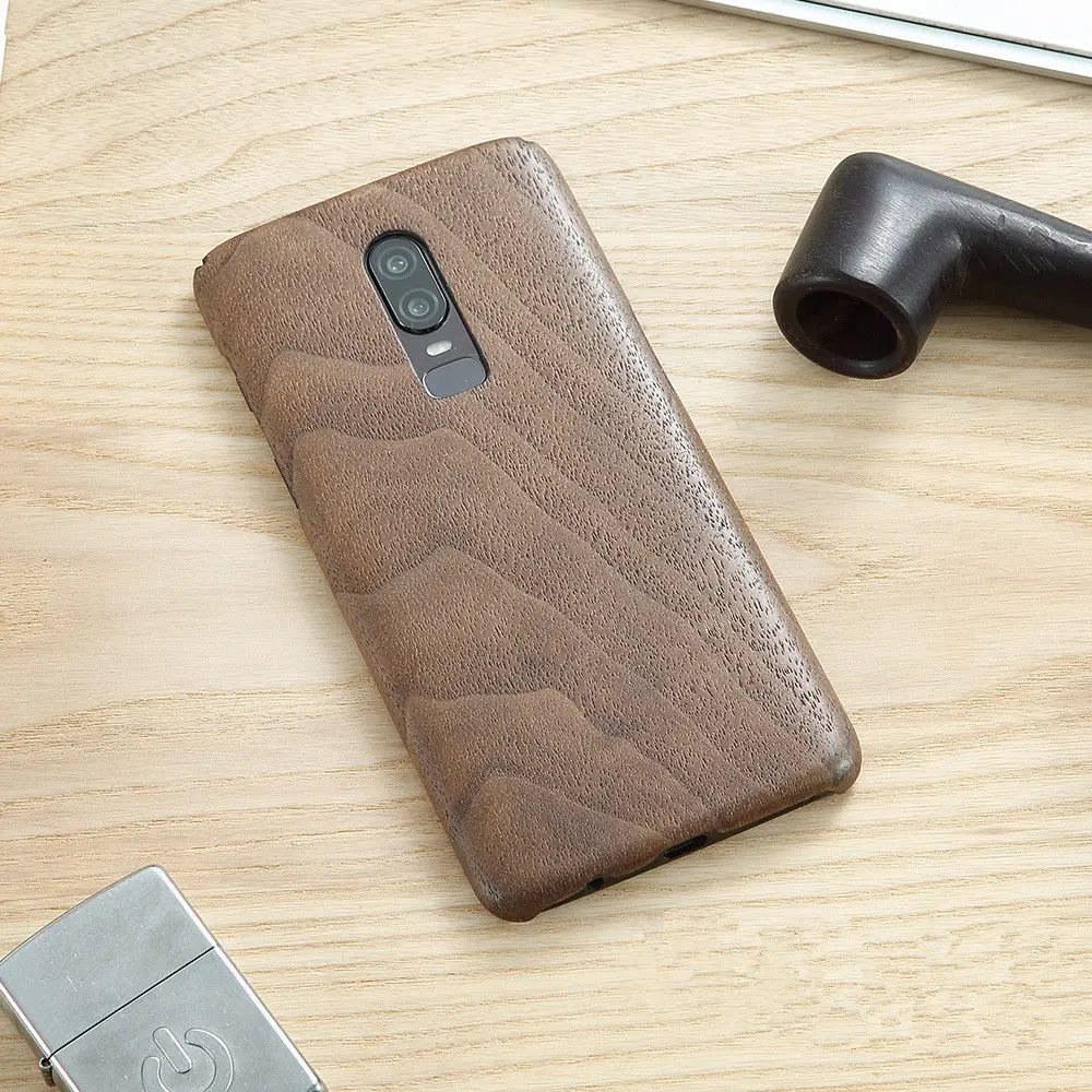 For Oneplus 8T 6T 6 7 10 Pro 7T 8 /8 PRO/9 /9 pro Nord 2 CE walnut Enony Wood Rosewood MAHOGANY  Wooden Slim Back Case Cover