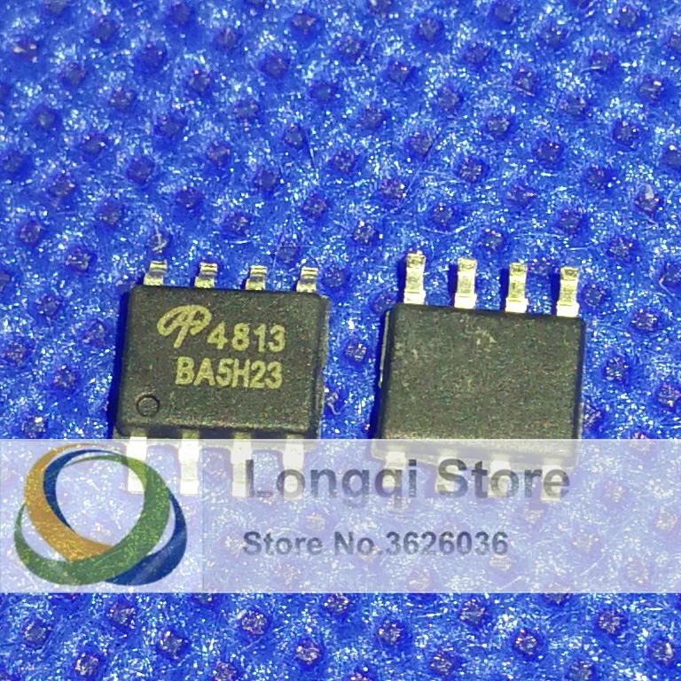 

10PCS AO4813L AO4813 4813 SOIC-8 SOP-8 Dual P-Channel Enhancement Mode Field Effect Transistor PNP 7.1A 30V