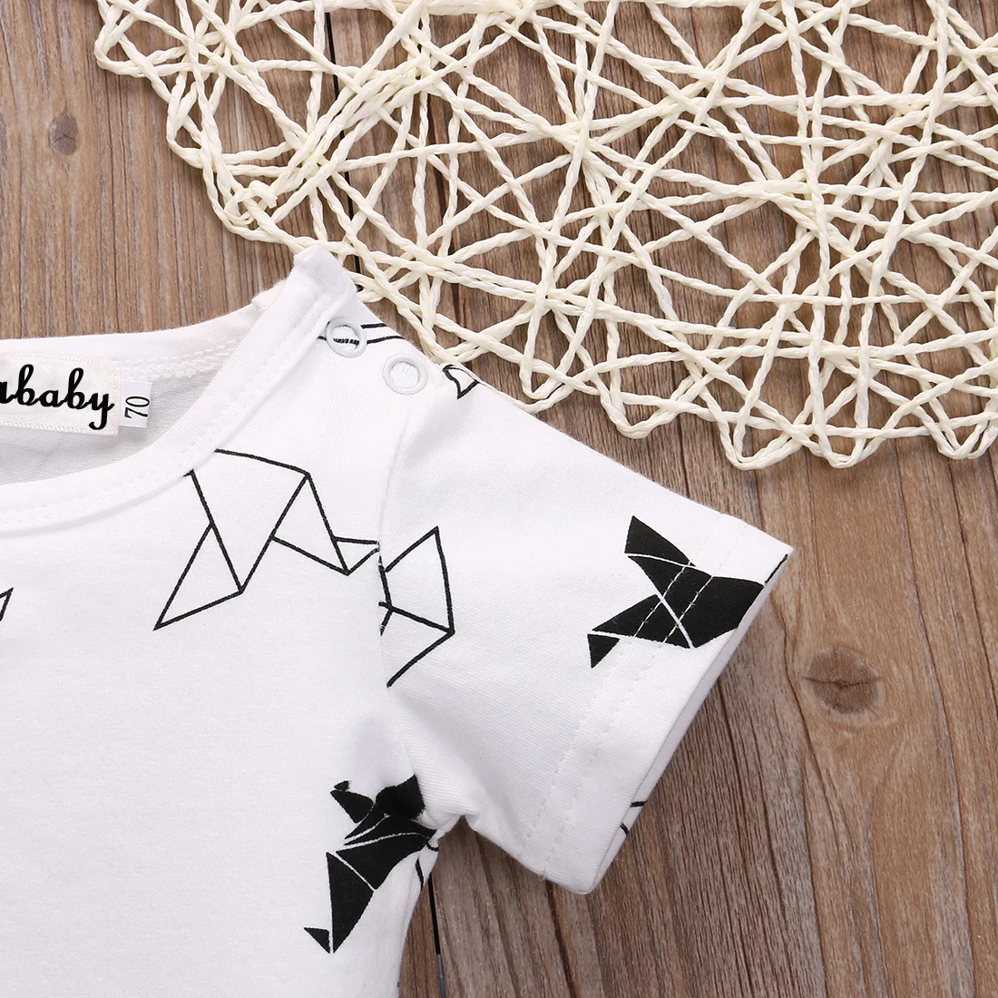 Hot Newborn Baby Girls Boys Origamibirds Rompers 1PCS Jumpsuit Clothes Outfits | Мать и ребенок