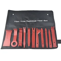 11Pcs/set New Car Plastic Trim Removal Tool Audio Door Panel Open Molding Set Kit Pouch Pry Tool Auto Interior Hand Tools