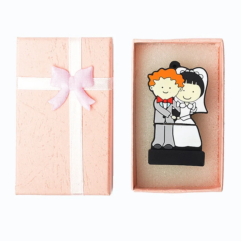 Свадебный usb флеш накопитель Waysta 8 ГБ 16 32 64 ГБ|USB флэш-накопители| |