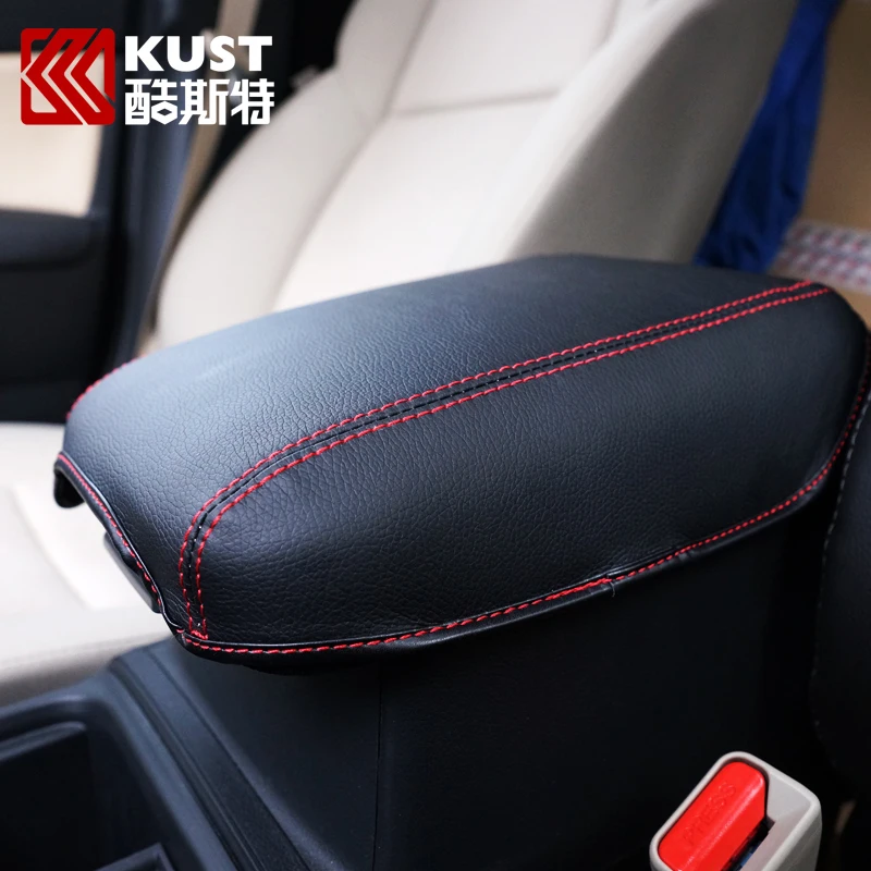 KUST Авто центральная консоль чехол подлокотник кожа автомобиля Крышка для Honda CRV