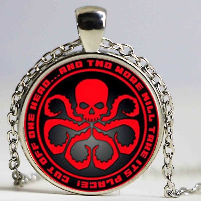 Кулон с логотипом Hail Hydra стеклянный кулон Hydra|pendant necklace|pendant jewelryphoto pendant |