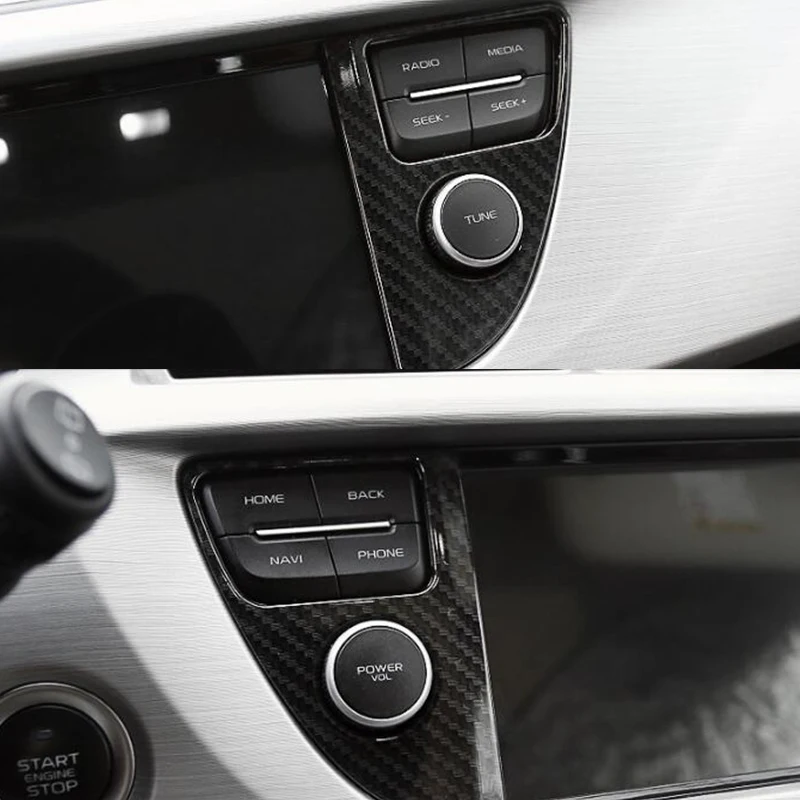 Для Geely Atlas 2016 2017 2018 ABS Пластик хром аксессуары для автомобиля Экран кнопка