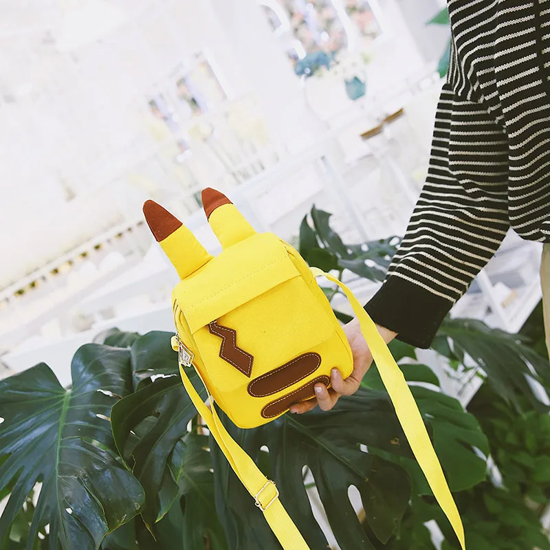 Туманно красота Прекрасный Мультфильм Crossbody Холщовая Сумка Обувь для девочек
