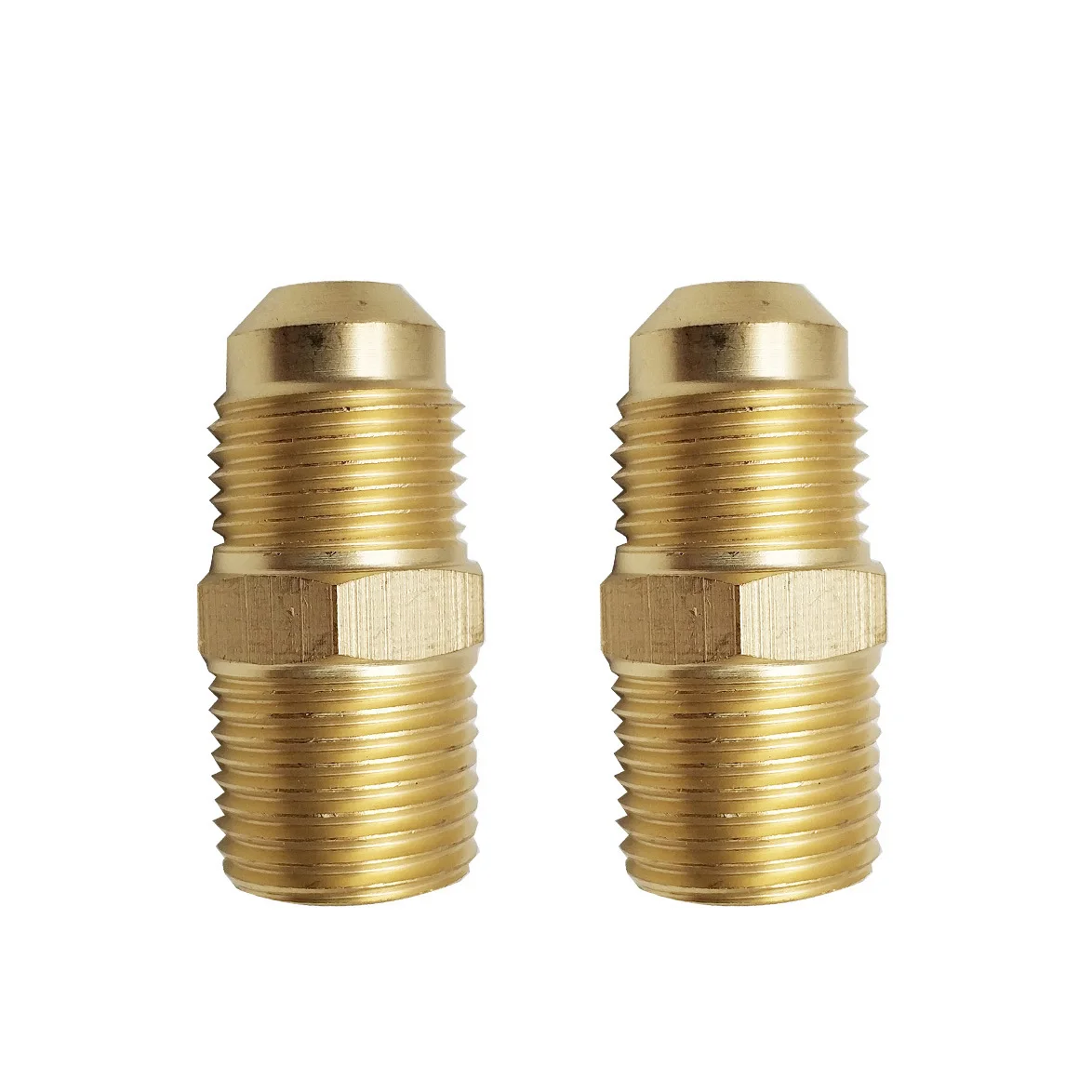 5/"-18 UNF мужской 3/8" расклешенные SAE x 3/" NPT, охватываемая втулка Соединительный адаптер латунный фитинг трубы для топливного клапан для газа, воды