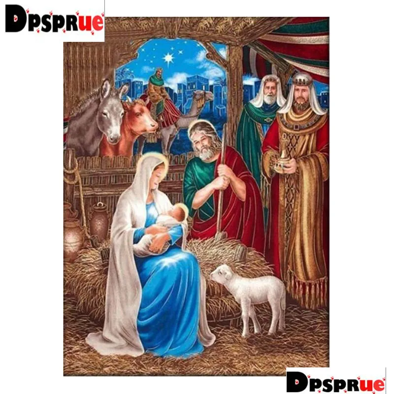

Dpsprue полностью квадратная/круглая Алмазная картина, вышивка крестиком, алмазная 3D вышивка, Женская овца, сделай сам, 5D Moasic, домашний декор, подарок K61