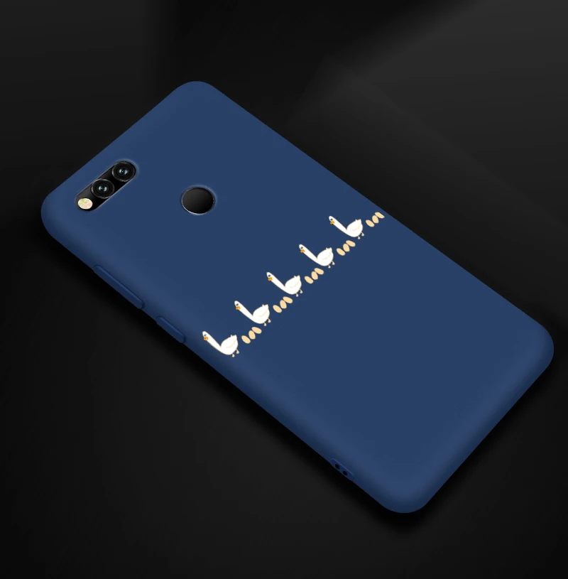 Мягкий силиконовый чехол для huawei Honor 7A Pro 7C 7X, матовый чехол для телефона s для Redmi 5 Plus 5A 6 6A Go, тонкий черный чехол - Цвет: 12