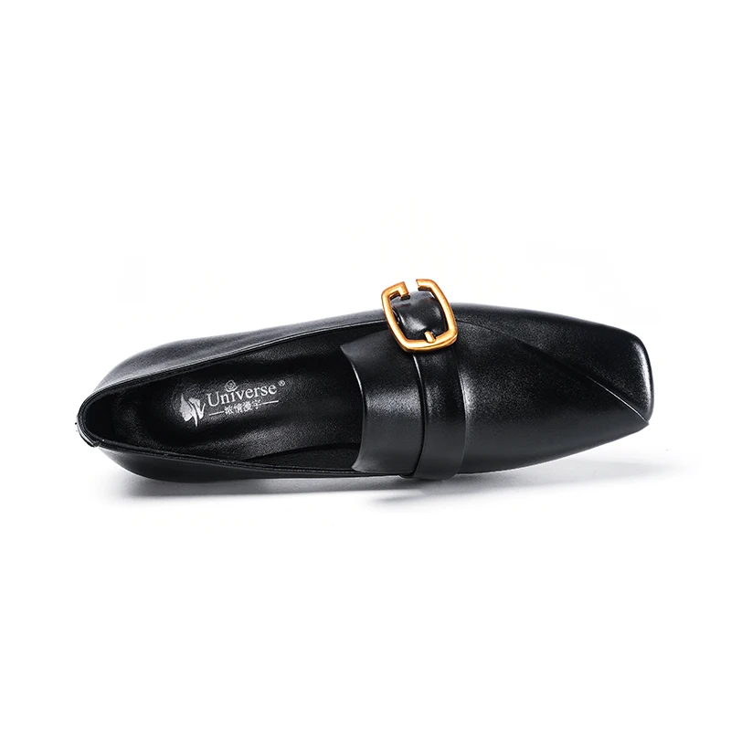 Женская повседневная обувь на плоской подошве из натуральной кожи|Обувь без