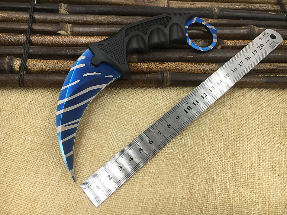CS Go Counter Strike Коготь Karambit Ножи резкость Средства ухода за кожей Шеи с оболочкой зуб