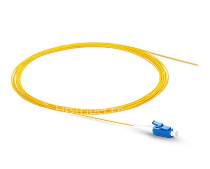FirstFiber 1m 10pcs LC PC UPC fiber Pigtail cable G657 Simplex 9/125 Single Mode Fiber Optic 0.9mm 2.0mm PVC Jacket | Мобильные
