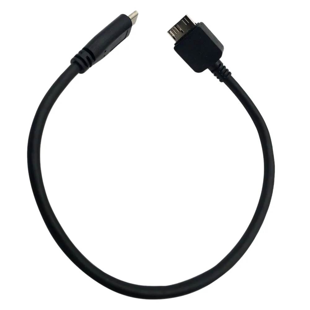 SCLS Новый USB-C к Micro-USB USB 3 0 Type C Micro-B (Micro-USB) кабель черного цвета 25 см для WD My Passport |
