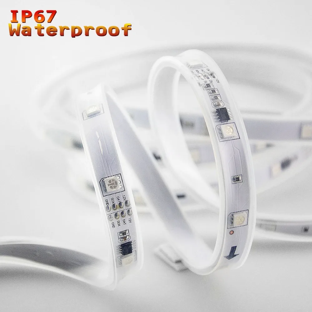 5 м 133 Волшебная Мечта Цвет 6803 IC Светодиодная лента DC 12V 150 светодиодов 5050 RGB +