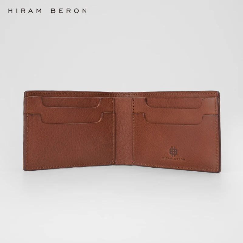 Кошелек Hiram Beron мужской из кожи под заказ бумажник искусственной растительного