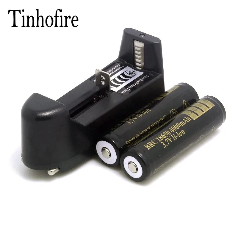 Tinhofire 2 шт. 18650 3 7 в аккумулятор и 1 все одном литий ионном зарядном устройстве|3.7v