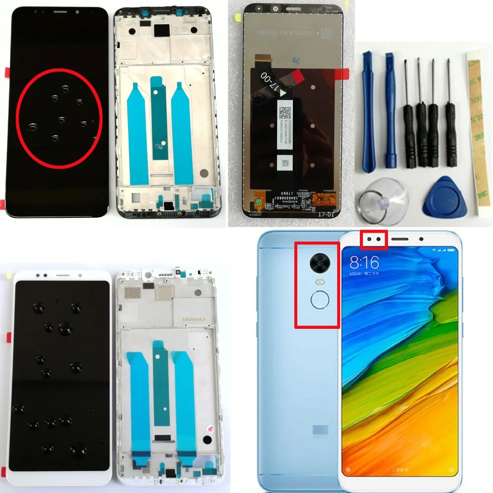 Shyueda качественный IPS AAA + для Xiaomi Redmi 5 Plus MEG7 глобальная версия 6 &quotНовый ЖК дисплей