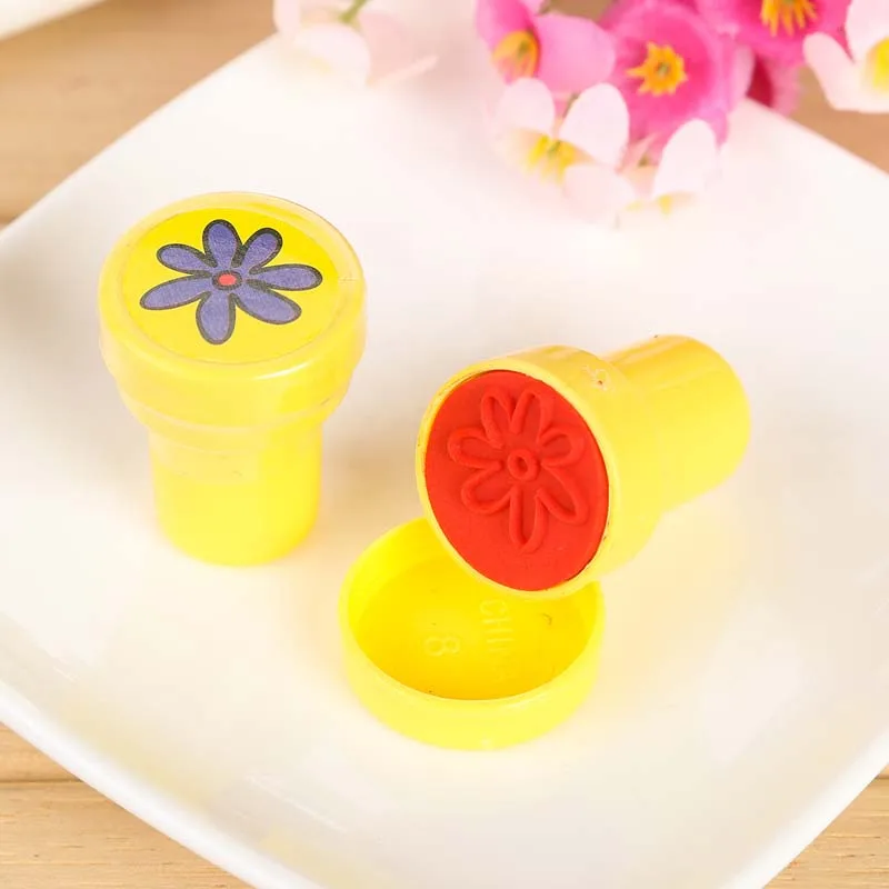 1 Набор смайлик дети Мультяшные печати детская игрушка штамп для DIY Скрапбукинг