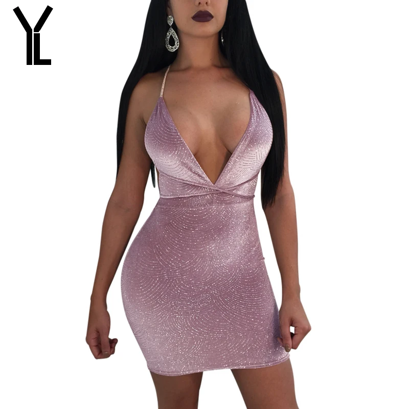 Fashion Women Dress Sleeveless New Style Sexy Robe Femme V Neck Vestido De Festa Nightclub Party Dresses | Женская одежда