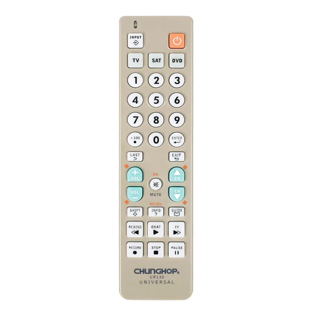 Универсальный пульт дистанционного управления для chunghop UR130 TV DVD SAT operating 3
