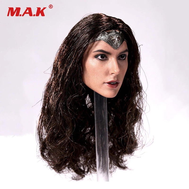 1/6 масштаб Gal Gadot Модель чудо женщина голова лепить F 12 ''TBLeague фигура CN
