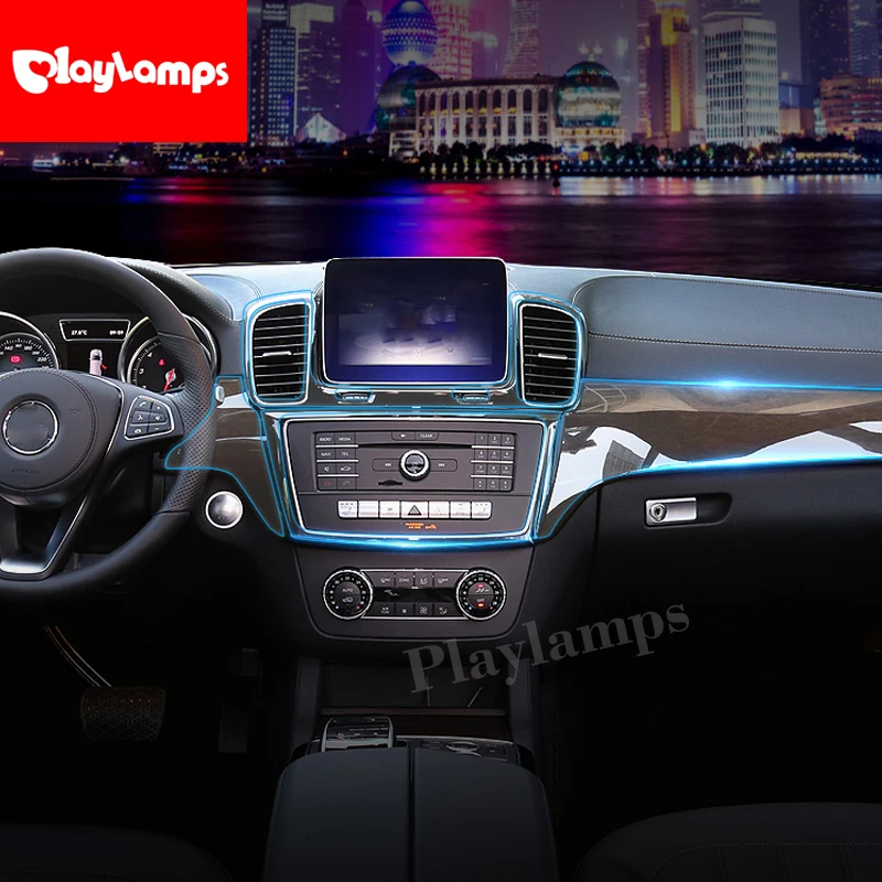 

Автомобильная наклейка s для Mercedes Benz GLE GLS 320 400, ТПУ, интерьерная наклейка, прозрачная защитная пленка для Mercedes, аксессуары для консоли