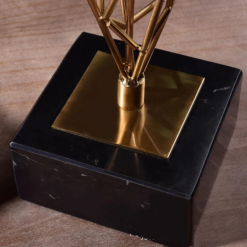 Европейский стиль современный простой геометрический металлический орнамент