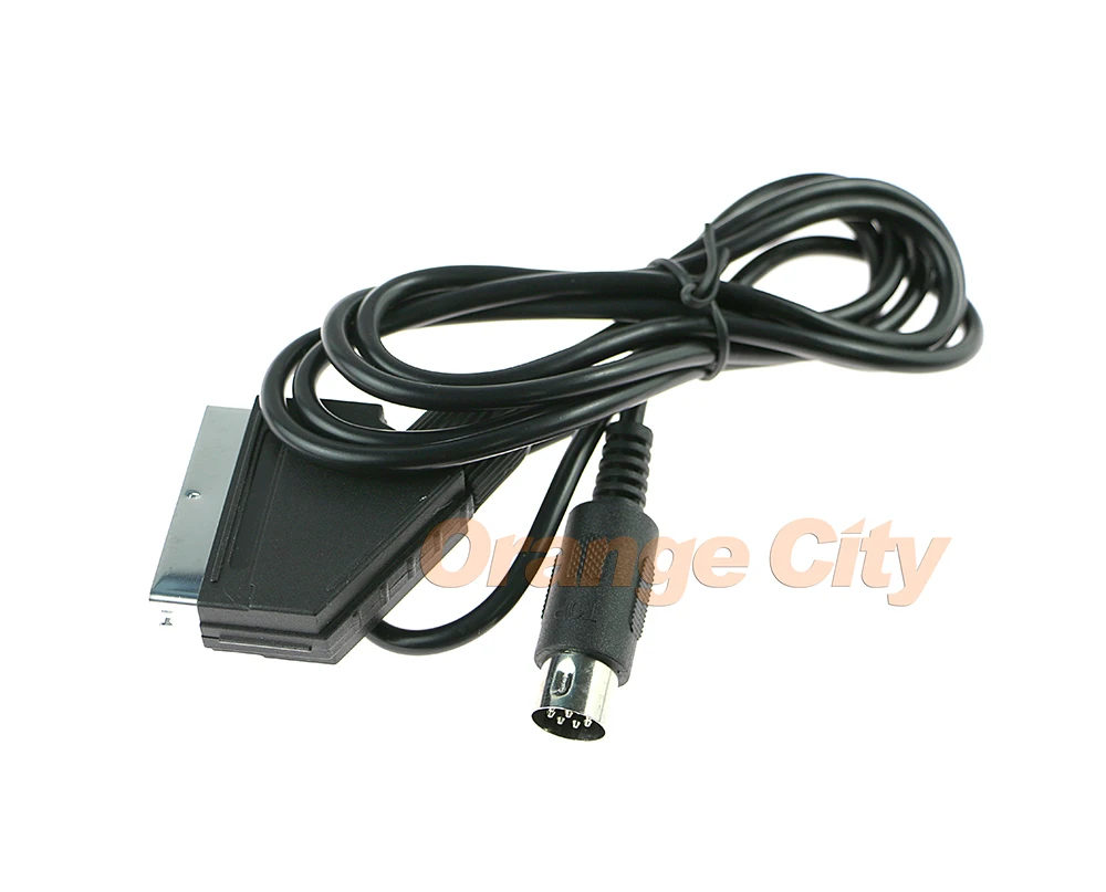 ChengChengDianWan NTSC C pin 6ft 10pin RGB Scart AV кабель 1 MD для игровой консоли Sega Saturn 20 шт./лот|md sega|md