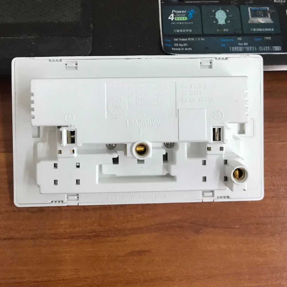 Универсальная настенная розетка 2 USB порта зарядное устройство адаптер для
