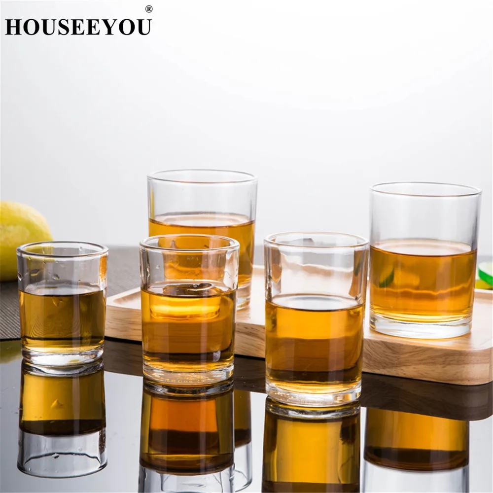 Стеклянная кружка для виски HOUSEEYOU креативная из закаленного стекла