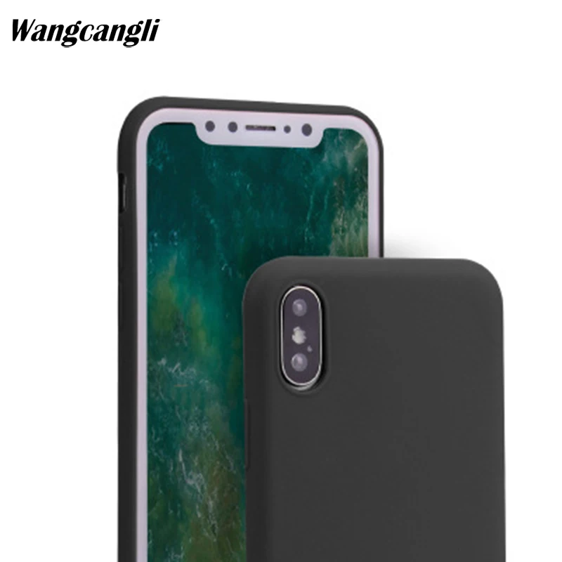 Ультратонкий матовый чехол 0 3 мм для iphone X XR XS MAX пластиковый накладка 7 Модный
