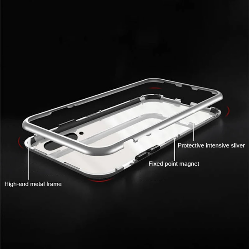 360 чехол с магнитной адсорбцией для Xiao mi Red mi Note 7 6 5 Pro Чехол Pocophone F1 закаленное стекло для Xiaomi mi 9 8 SE A2 Play