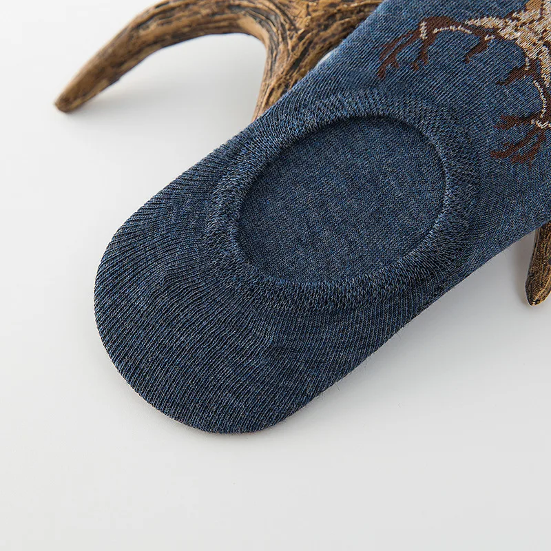 

New Women's Shallow Mouth Invisible Boat Socks Silicone Non-Slip Sports Invisible Breathable Art Cotton Socks Art