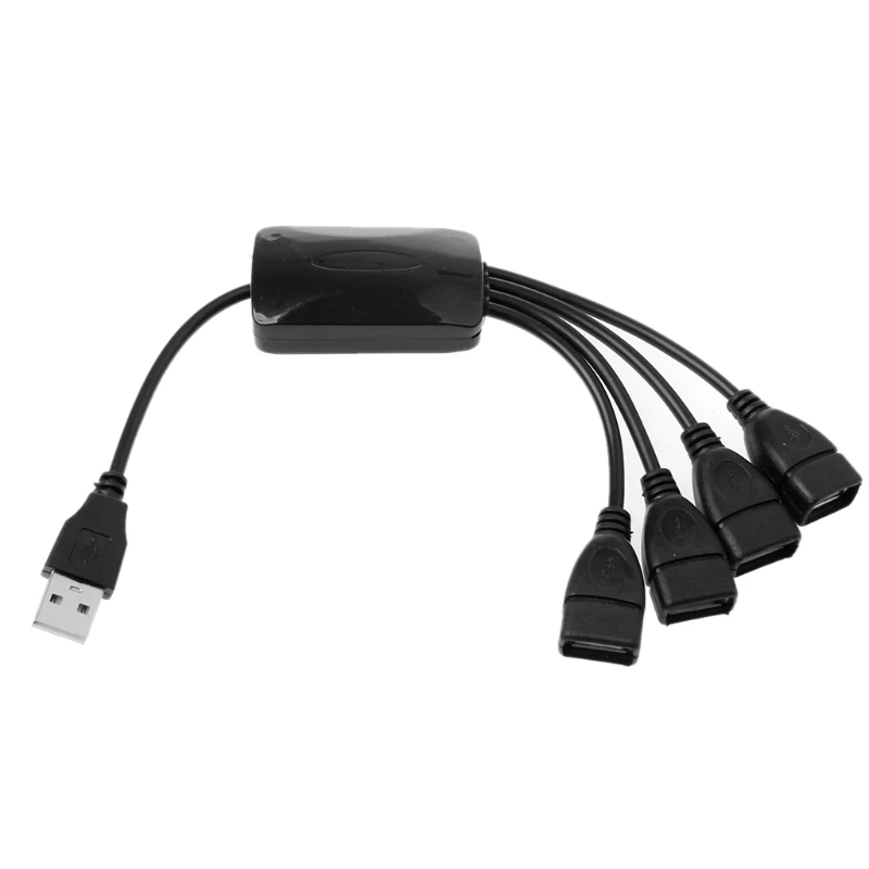 Высокоскоростной 4-портовый USB 2 0 480 Мбит/с концентратор сплиттер для ноутбука