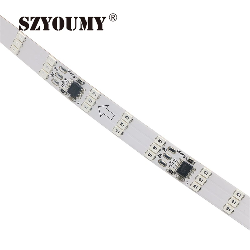 SZYOUMY 2017 Новый 2835 красный зелёный синий светодиодный одов/м три ряда с 180 IC Dream