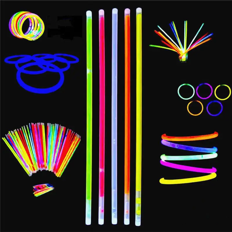 100 шт. светящиеся палочки 20 см разные цвета|party color|festival lightscolors light |