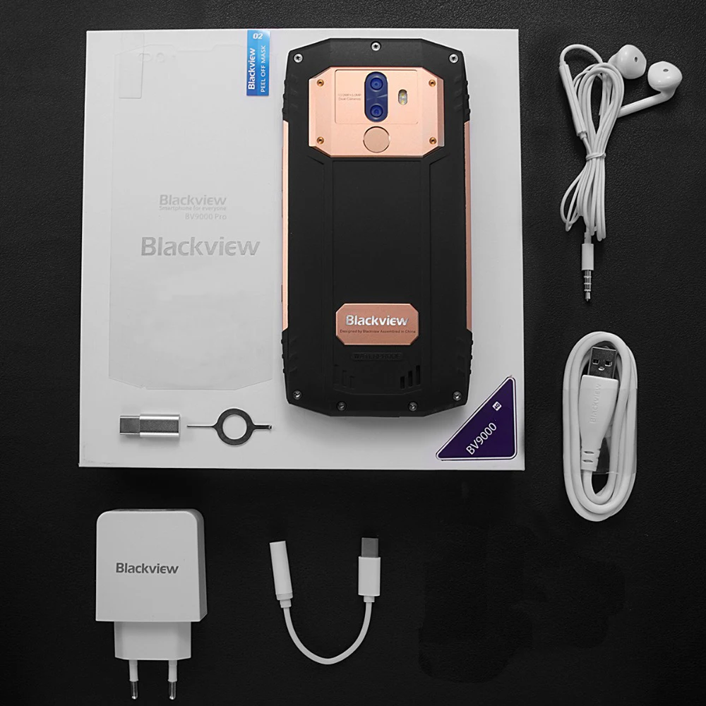 Смартфон Blackview BV9000 Pro 5 7 дюйма IP68 водонепроницаемый прочный мобильный телефон 6 ГБ