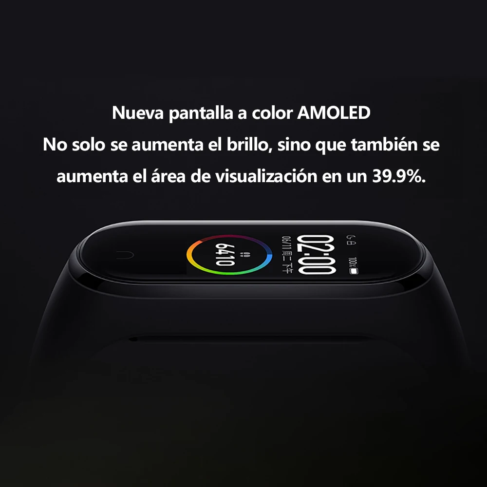 Глобальная версия Xiaomi mi Band 4 умный Браслет band пульсометр фитнес 135 мАч цветной