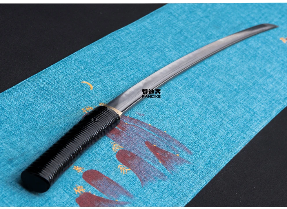 CLAY TEMPERED FOLDED STEEL FULL TANG BLADE JAPANESE SAMURAI SWORD KATANA SHARP Sword Real Combat Katana Sharp