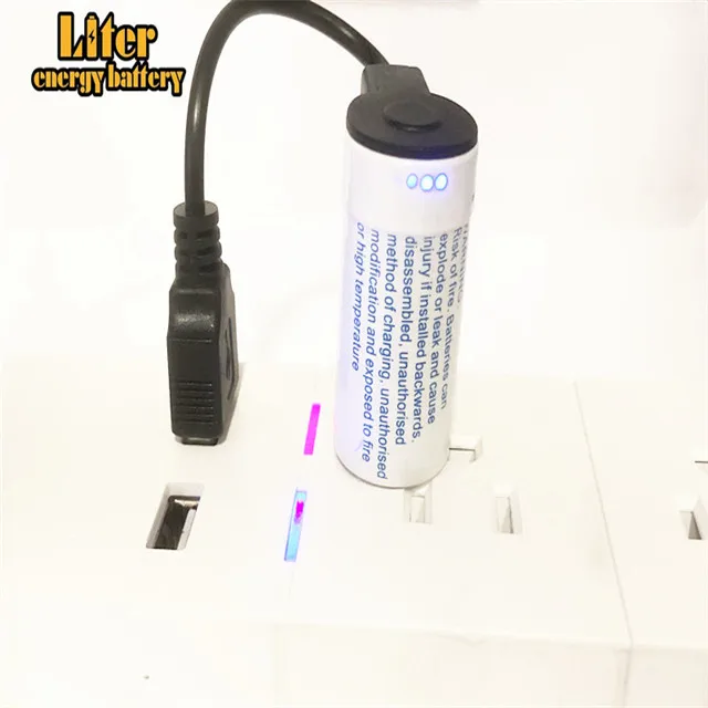18350 USB 3 7 в литий-ионный перезаряжаемый аккумулятор 1000 мАч usb сделай сам Внешний