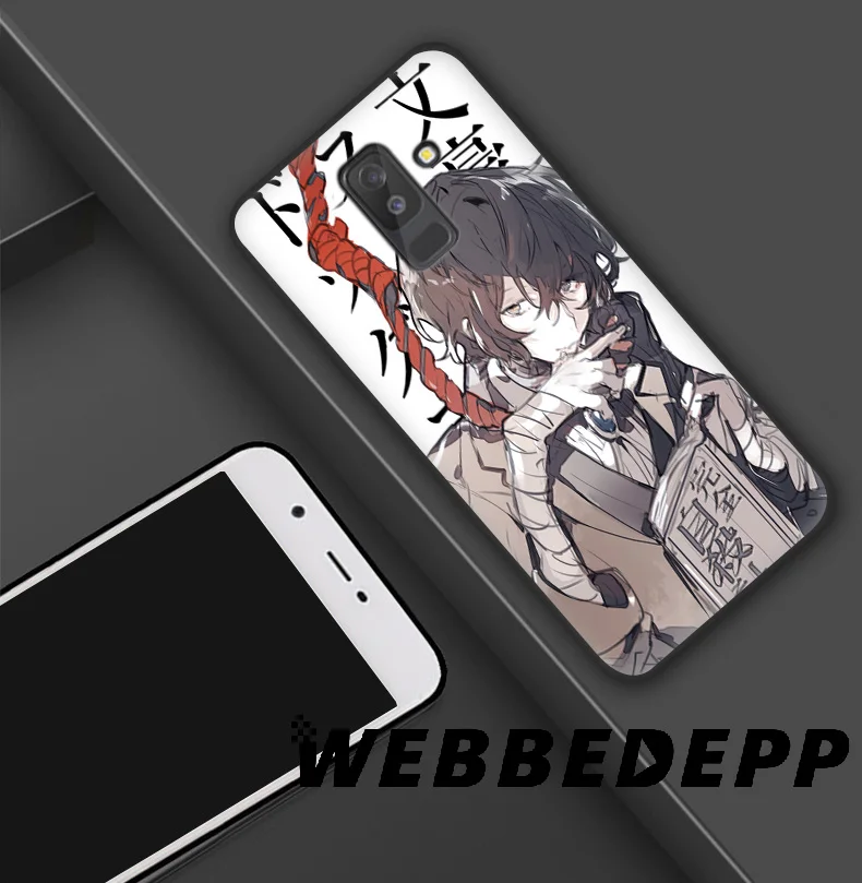WEBBEDEPP Bungou Stray Dogs Anime Soft Silicone Case for Samsung Galaxy A9 A8 A7 A6 Plus 2018 A5 A3 2017 2016 Note 9 8 |