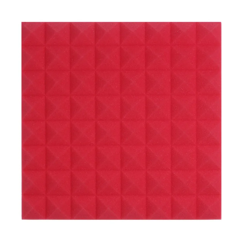50x50 смх5. 5 см акустическая Звукоизоляционная Звукопоглощающая пена Pyramid Studio - Цвет: R