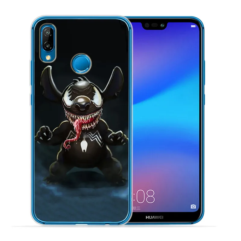 Ститч marvel для huawei mate 9 10 20 P8 P9 P10 P20 P30 P Smart Lite Plus Pro чехол для телефона Coque Etui funda Мягкий силиконовый чехол