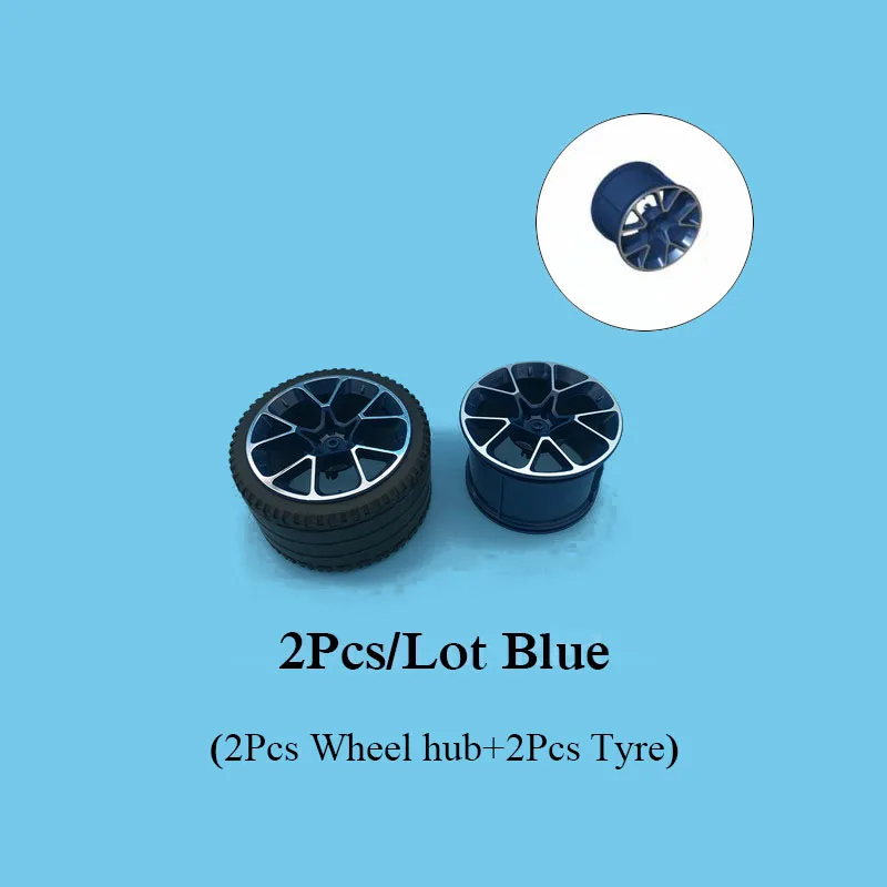 2 шт./лот Technic Wheel Hub RIM WIDE DIA. 62.3x42мм и шины 81 6x44 мм ZR прямой протектор подходит для 42083